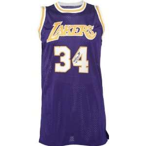  Shaquille ONeal Autographed Jersey  Details: Purple 