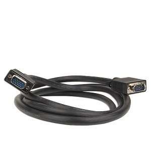  6 15 pin SVGA (M) to (M) Video Cable (Black): Electronics