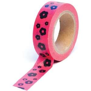  Trendy Tape 15mm X 10yds Flowers Hot Pink: Home & Kitchen