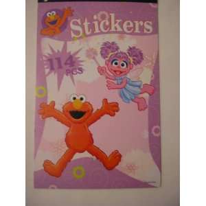  Sesame Street Sticker Book ~ Elmo & Abby Cadabby Cover 