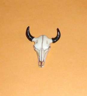 Large BUFFALO SKULL Charm Craft Horns Jewelry NEW  