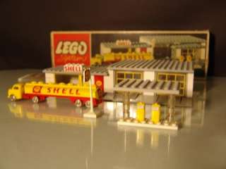 66 LEGO SYSTM 325 SHELL SERVICE STATION COMPLETE IN BOX  