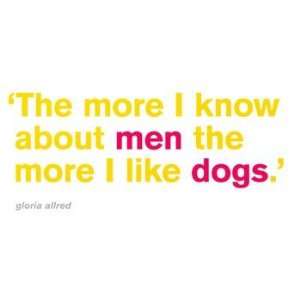  I Like Dogs, Proverbs & Quotes Note Card, 6.25x6.25: Home 