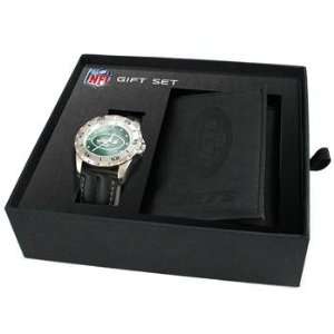  New York Jets NFL Wallet & Watch Gift Set Sports 