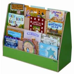  Wood Designs 34200 Double Sided Book Display Color: Green 