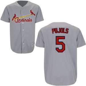  Mens St. Louis Cardinals #5 Albert Pujols Road Replica 