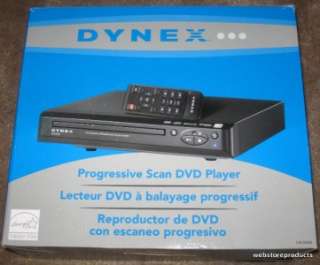 Dynex PROGRESSIVE Scan DVD Player DX DVD2 OPEN BOX NICE  