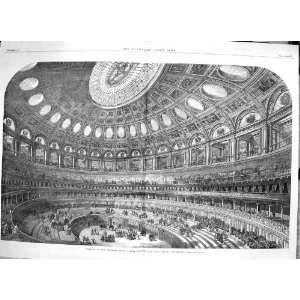  1867 Royal Albert Hall Arts Sciences Kensington Gore