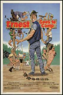 Ernest Goes to Camp 1987 Original U.S. One Sheet Movie Poster  