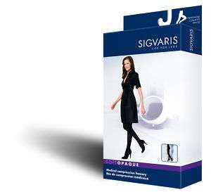 Sigvaris 841P Soft Opaque 15 20 Closed Toe Pantyhose  