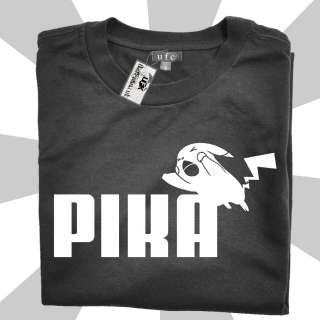 3058 PIKA Black T SHIRT parody funny rude offensive pumba pokemon 