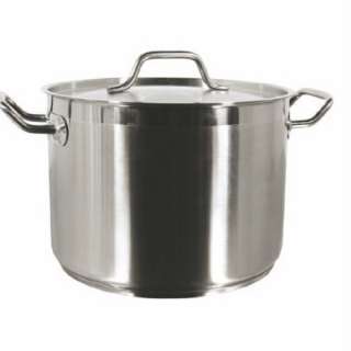 12 Qt Stock Pot Stainless Steel w/Lid Commercial Grade Fast & Free 