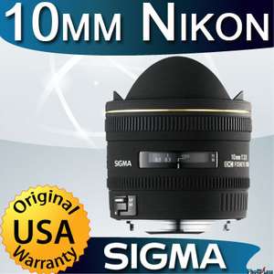 Sigma 10mm f/2.8 EX DC HSM Fisheye Lens for Nikon Digital Cameras 10 