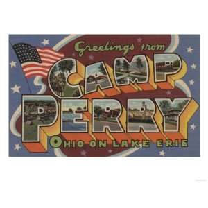  Camp Perry, Ohio   Lake Erie Giclee Poster Print, 24x32 