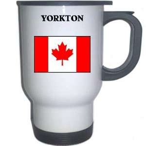  Canada   YORKTON White Stainless Steel Mug: Everything 