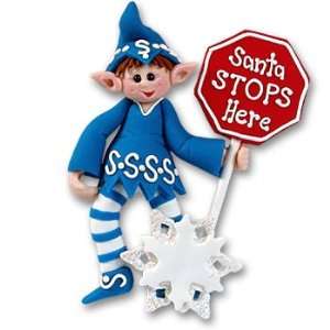  Personalized Ornament Wham (Elf w/Stop Sign): Home 