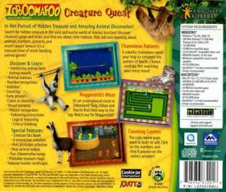 Brand New Kids Game ZOBOOMAFOO   CREATURE QUEST  