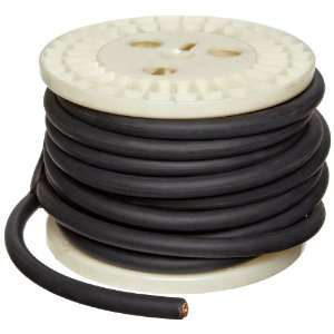 SGX Battery Copper Cable, Bright, Black, 2 AWG, 0.2576 Diameter, 25 