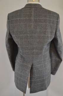 Vintage Austin Reed Mens Soft Wool Plaid W Pane Blazer Sport Coat (40L 