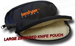 Kershaw Large Zippered Knife Pouch Sheepskin 1596E NEW  