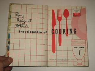 Mary McBride ENCYCLOPEDIA OF COOKING 12 Vols 1958 Illus  