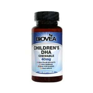  CHILDRENS CHEWABLE DHA 40mg 120 Softgels Health 