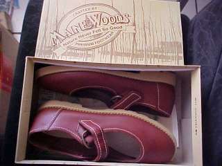 Main Woods Russet Leather Man Jane Shoes 9M New in Box  