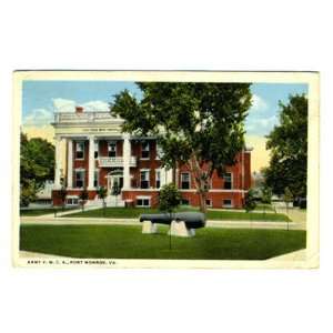  Army YMCA Fort Monroe VA Postcard 1917: Everything Else