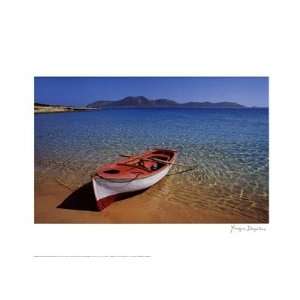   Boat Finest LAMINATED Print Yiorgos Depollas 28x20: Home & Kitchen