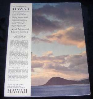 HAWAII Ansel Adams Photography Edw. Joesting History 1964  