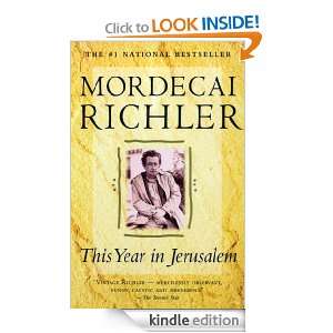 This Year In Jerusalem: Mordecai Richler:  Kindle Store