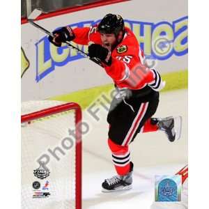 Ben Eager Goal Celebration Game Two of the 2010 NHL Stanley Cup Finals 