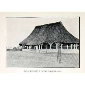  1926 Print Presidents House Sanoquelleh Liberia Kpelleh 