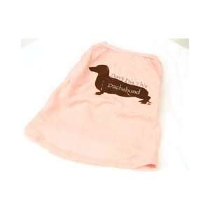  Dont Dis This Dachshund! Specialized Dog Tank (Pink 