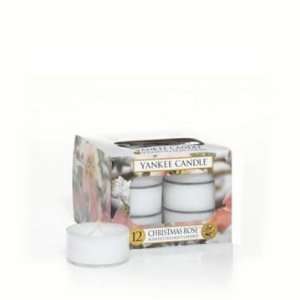  Christmas Rose Yankee Candle Tea Lights: Home & Kitchen