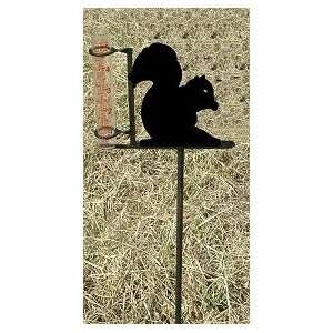  Squirrel Design Rain Gauge   Squirrel and Nut Design 