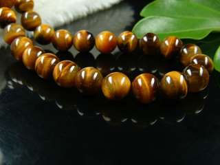 12mm AAA Grade nature tiger eye stone beads strand 16  
