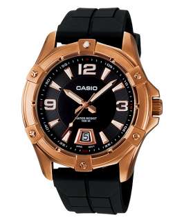 CASIO MTD1062 1A MENS 100M ANALOG DIVER SPORTS DRESS WATCH ION PLATED 