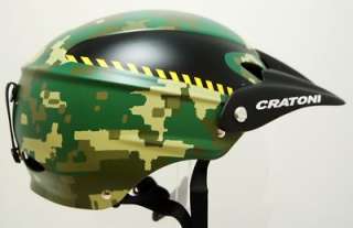 CRATONI CHOPPER Helmet Sz S/M 54 58cm Camo Green Matt  