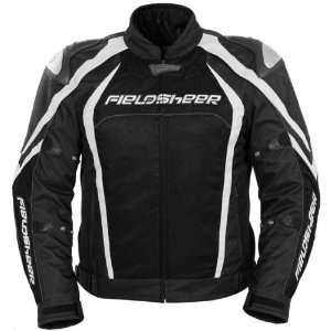 Fieldsheer Congo Sport 2.0 Mens Motorcycle Jacket Black/Silver/Black 