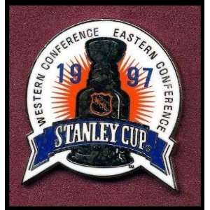  NHL STANLEY CUP PIN WESTERN EASTERN CONFERENCE 1997 