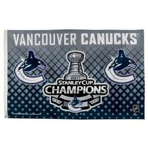  NHL Vancouver Canucks Stanley Cup Champions Banner Flag 