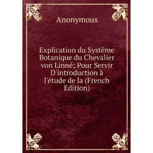   Ã  lÃ©tude de la (French Edition) Anonymous  Books