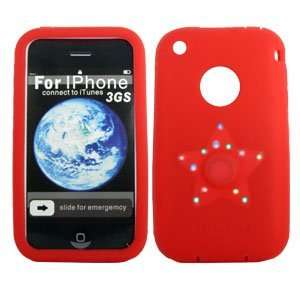    SILICON LIGHT IPHONE 3G RED 5771: Cell Phones & Accessories