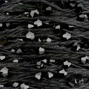  Swarovski 59000C Beads Cotton Yarn JET BLACK 1 Foot: Home 