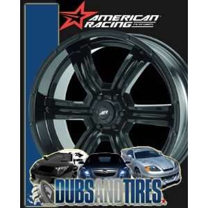  22 Inch 22x9.5 AMERICAN RACING PERFORM wheels TRENCH Gloss 