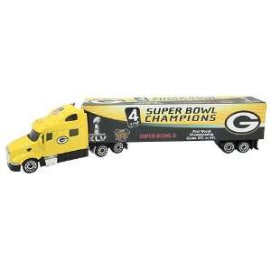 Green Bay Packers 4Time Super Bowl Champions 1/80 Tractor Trailer By 