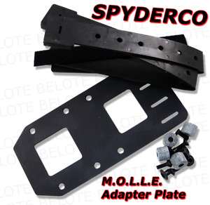 Spyderco Fixed Blade MOLLE Adapter Plate + Straps MOL1  