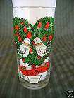 GLASS TWELVE 12 DAYS OF CHRISTMAS BROCKWAY GLASS NICE