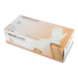  MediGuard Powdered Latex Exam Gloves, X Large, 90/Box 